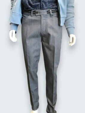 Citadin straight leg trousers grey men's size 36